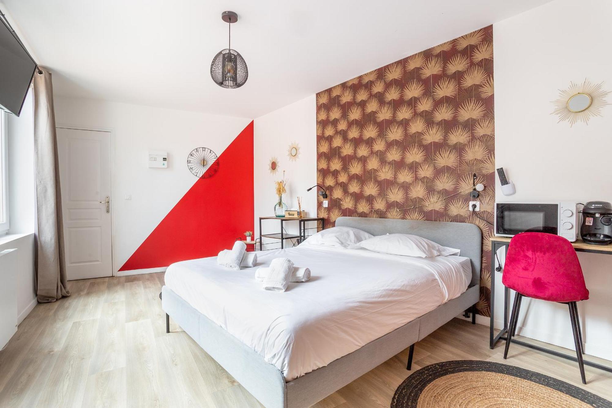 S&K Suite Grande Rue Roubaix - Chambre Spacieuse Et Sdb Privee - Netflix Et Cuisine Exterior foto